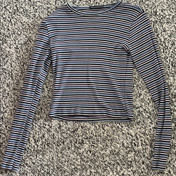 Brandy Melville Tops - Brandy Melville Long Sleeve Striped T-shirt